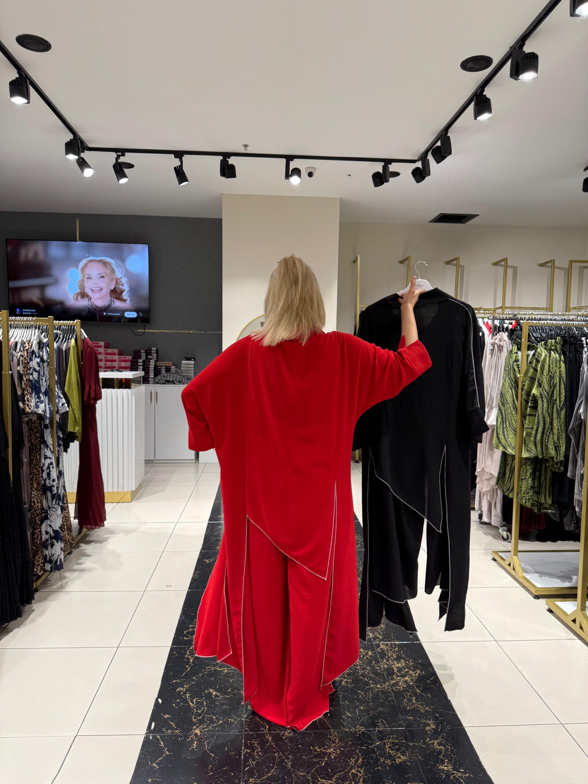 Gelincik Motif Degaje Yaka Alt Üst Takım - Görsel 7