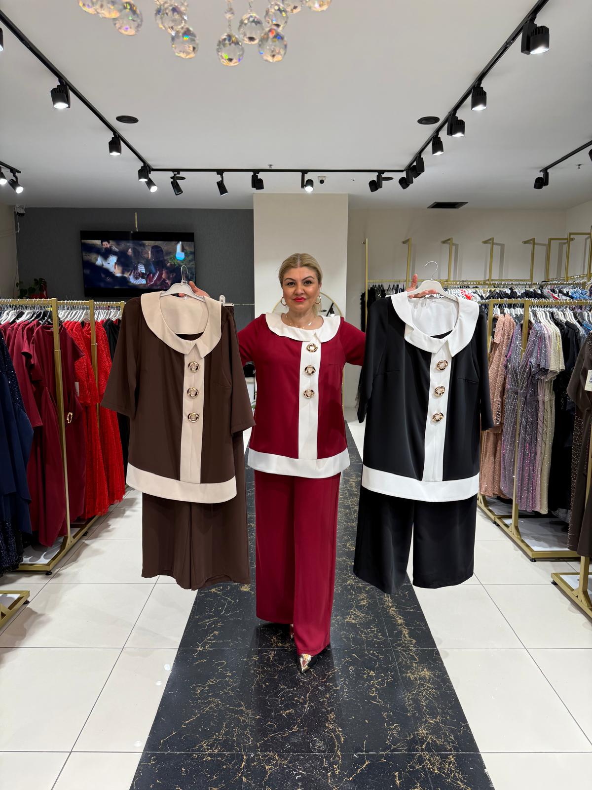 Düğmeli Takım - Görsel 4